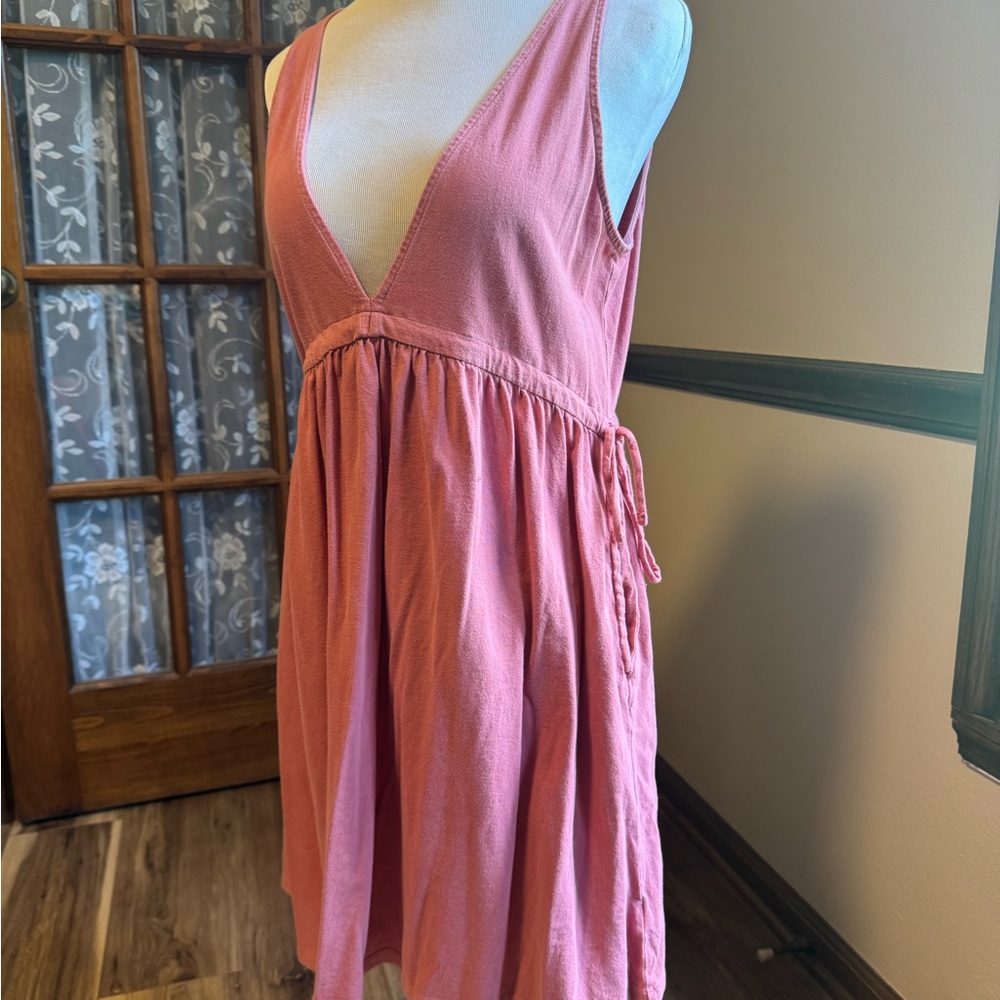 Wild Fable Pink Sleeveless V-Neck Dress